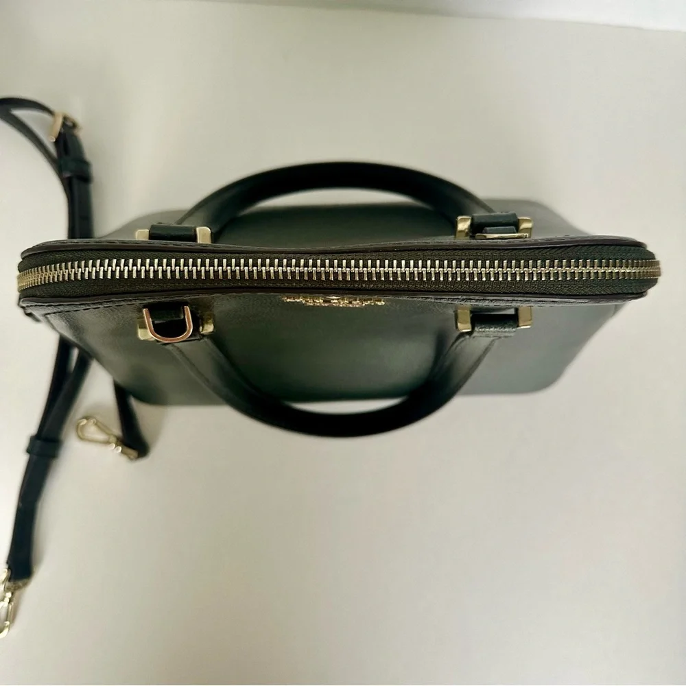 Kate Spade New York Forest Green Dome Purse w Cross Body Strap - Picture 2 of 16